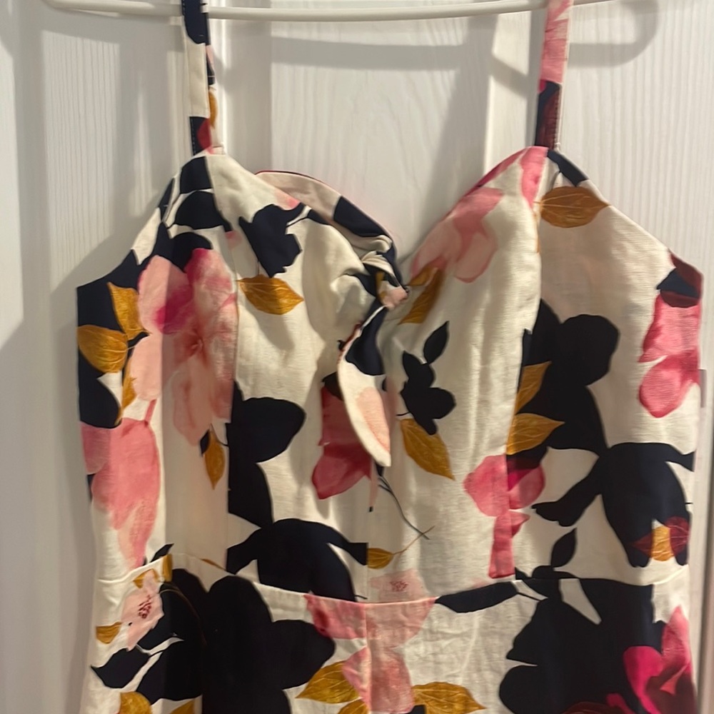 Floral Jumpsuit with Adjustable Straps